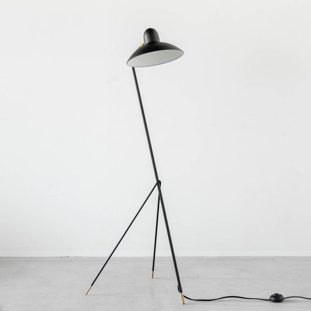 Black - brass　Modern Floor Lamp