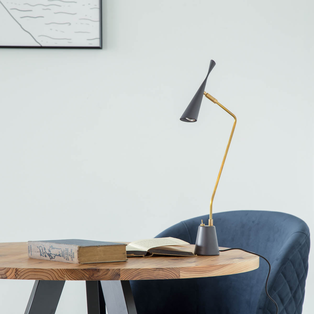 Gray × Gold　Smart Desk Lamp