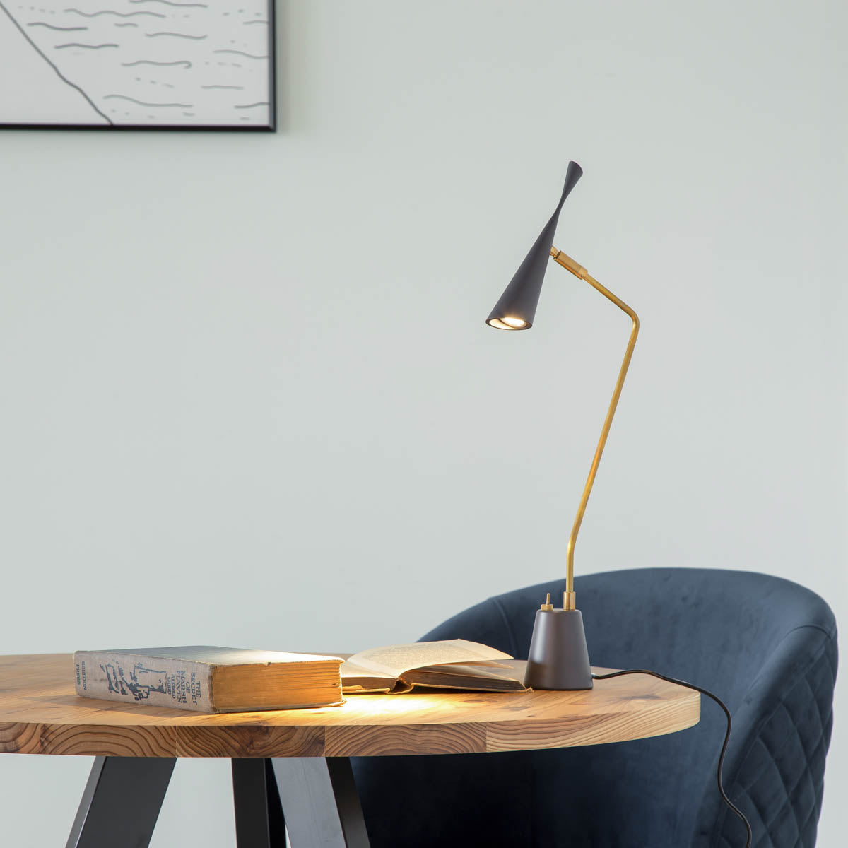 Gray × Gold　Smart Desk Lamp