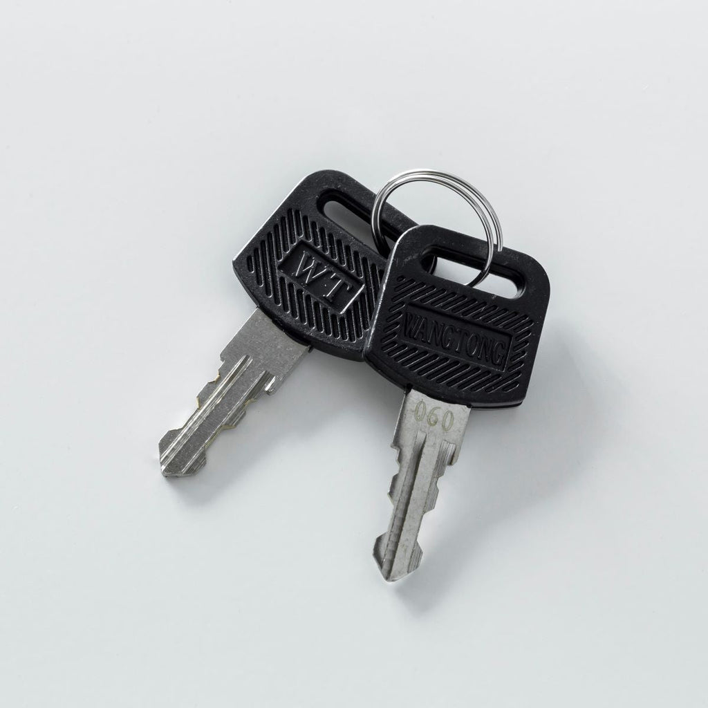 かなでもののスチールを使用したシンプルなロッカーの鍵