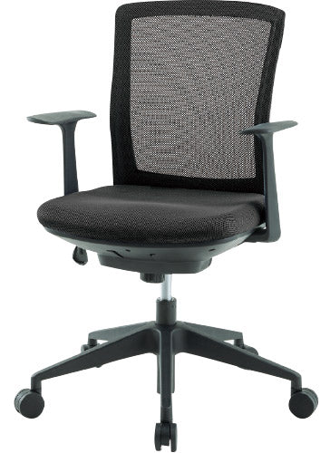回転イス《SIMFORT-OBP》肘付 SFN-46M1-M-B-OBP