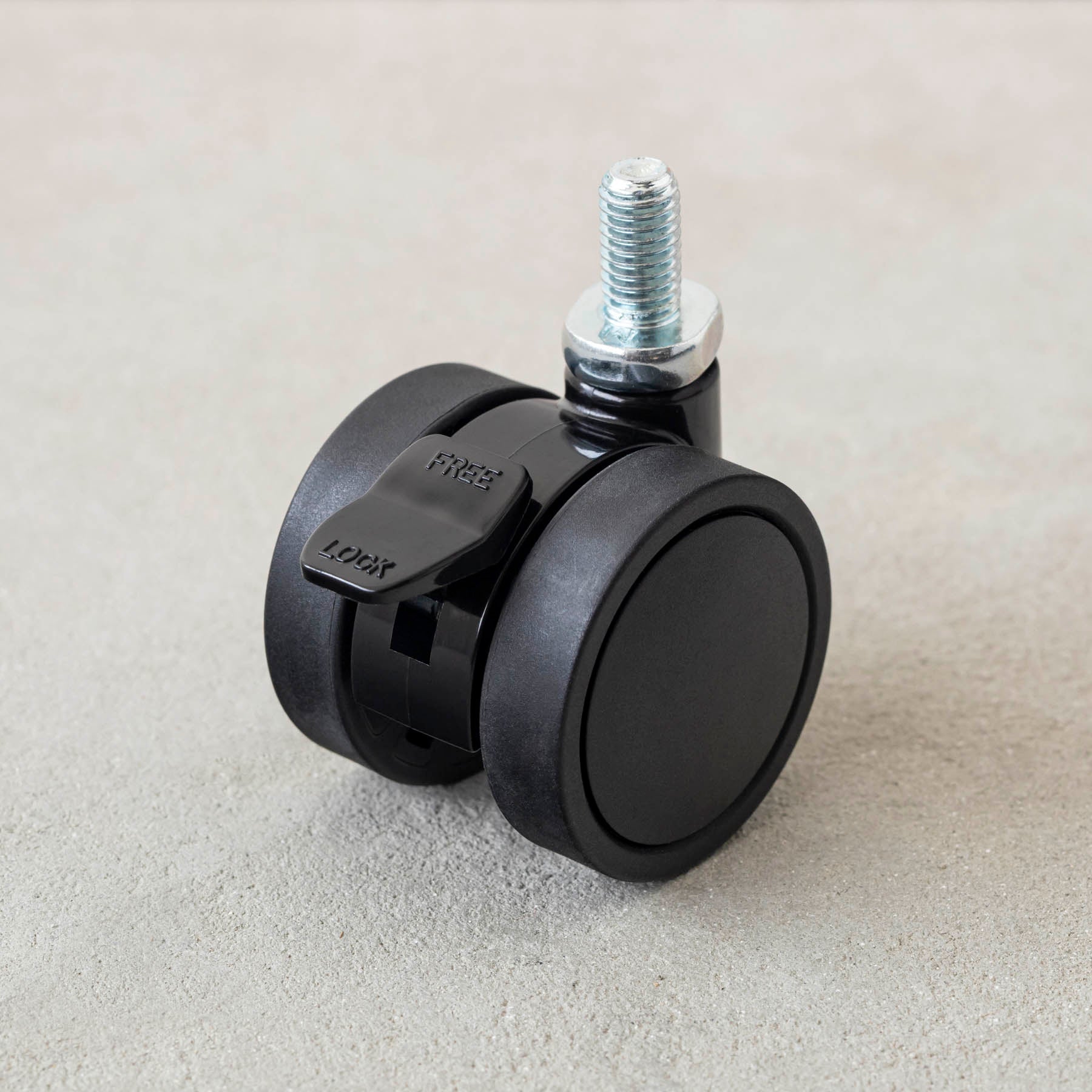 テーブル脚に取り付けられるキャスター