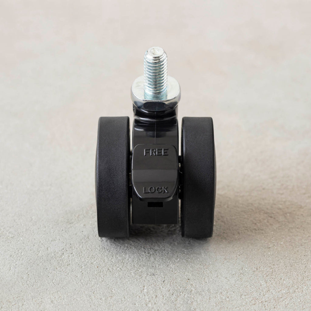 テーブル脚に取り付けられるキャスター