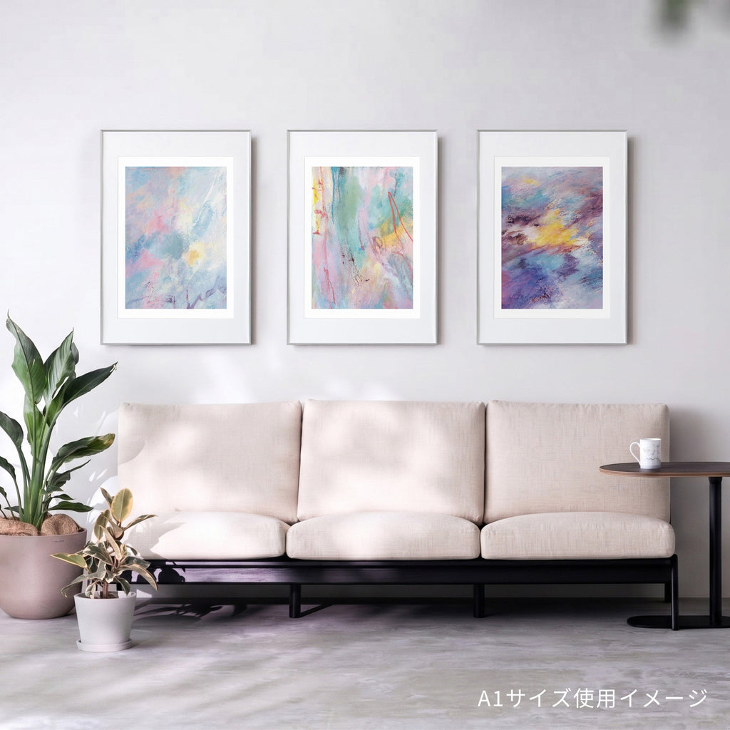 藤田二郎 / アートポスター 連作セット Passage - Morning・Day・Night -