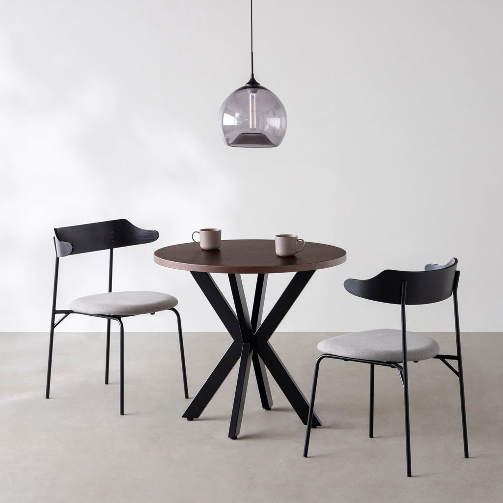 Kanademonoのウェンジのカフェテーブル