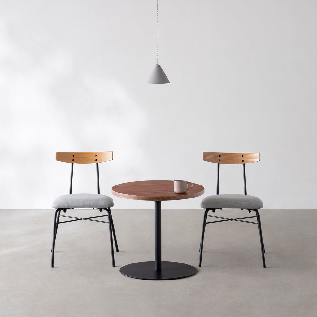 Kanademonoのブビンガのカフェテーブル