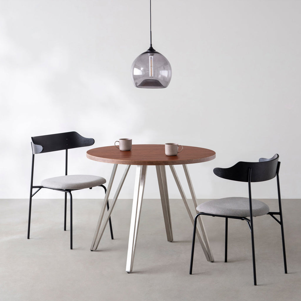 Kanademonoのブビンガのカフェテーブル