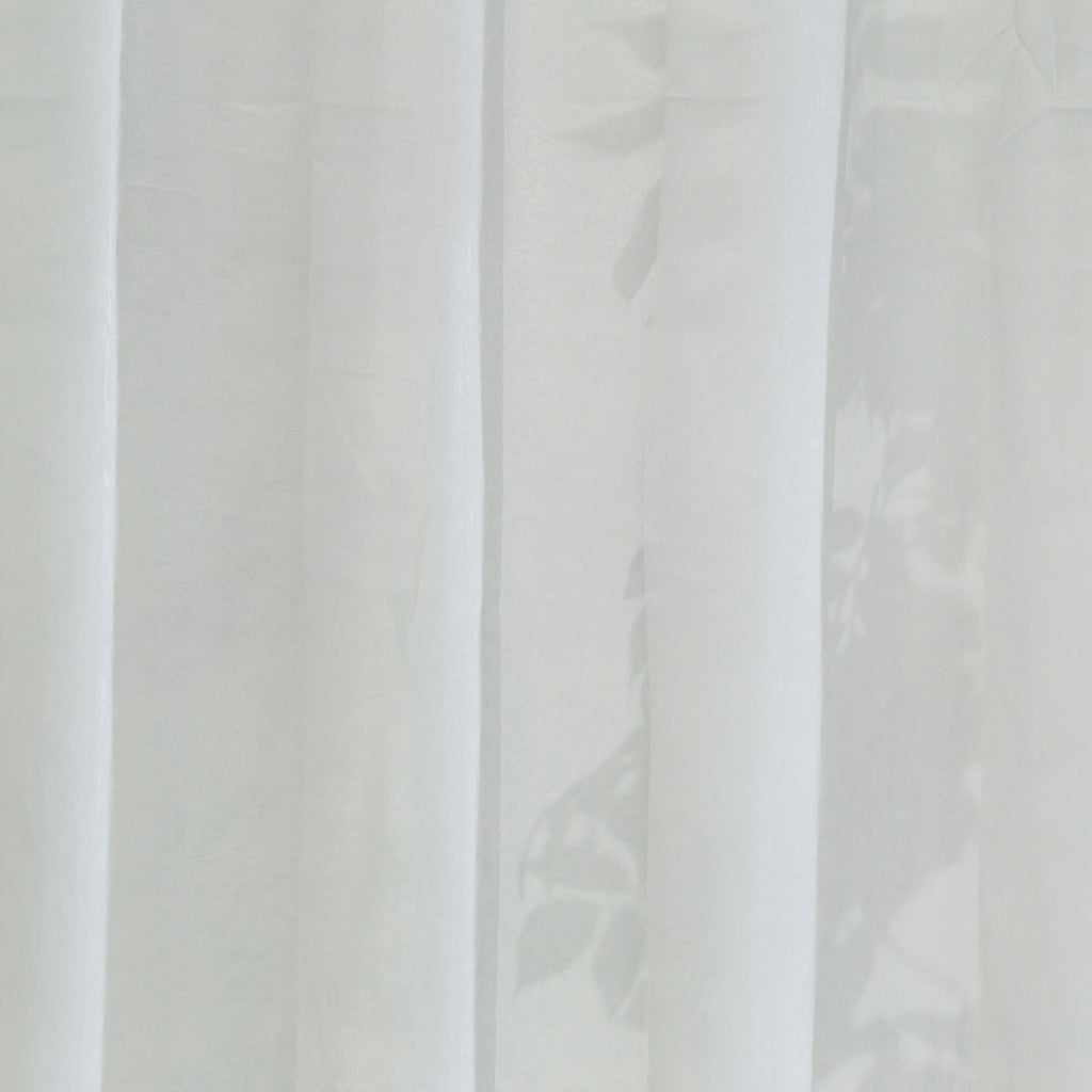 UVカット機能のあるブルーのプライバシーレースカーテン（透け感2）