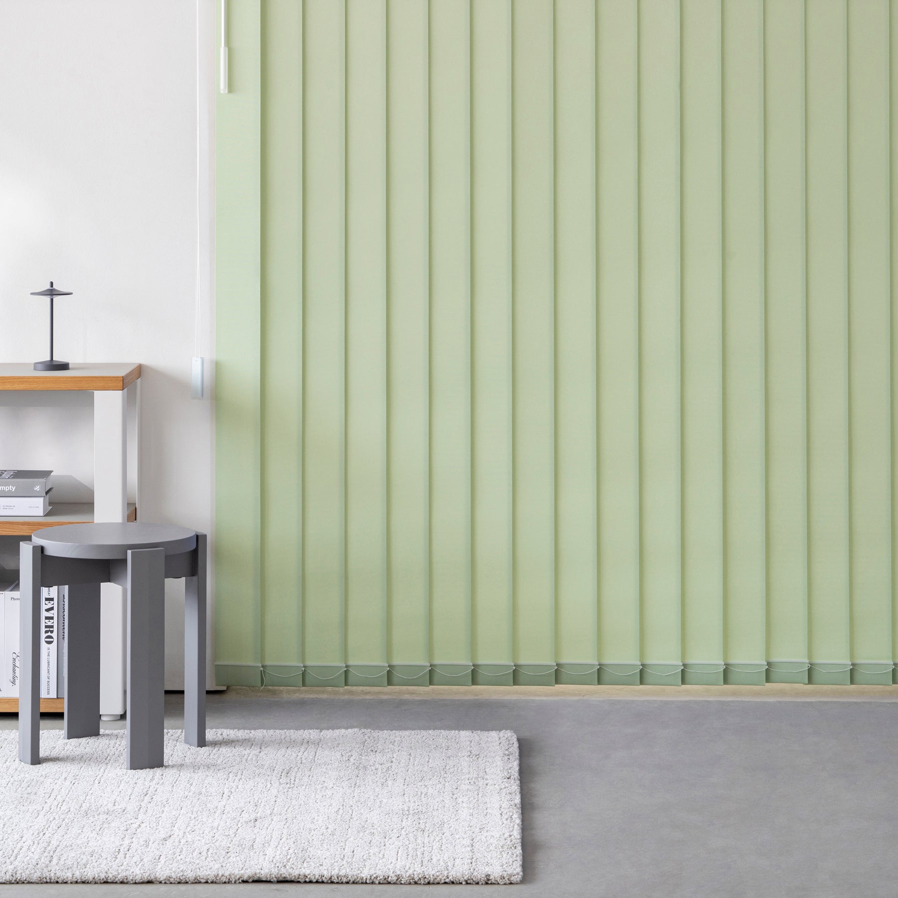 SAMPLE / Plain - Friendly　ベーシックな 洗える バーチカルブラインド　アクセントカラー