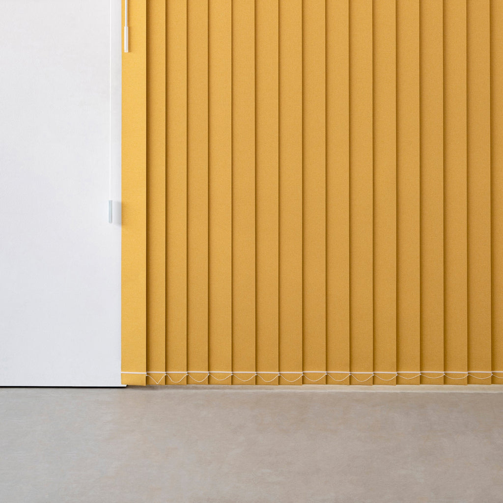 高機能なマスタードのバーチカルブラインド
