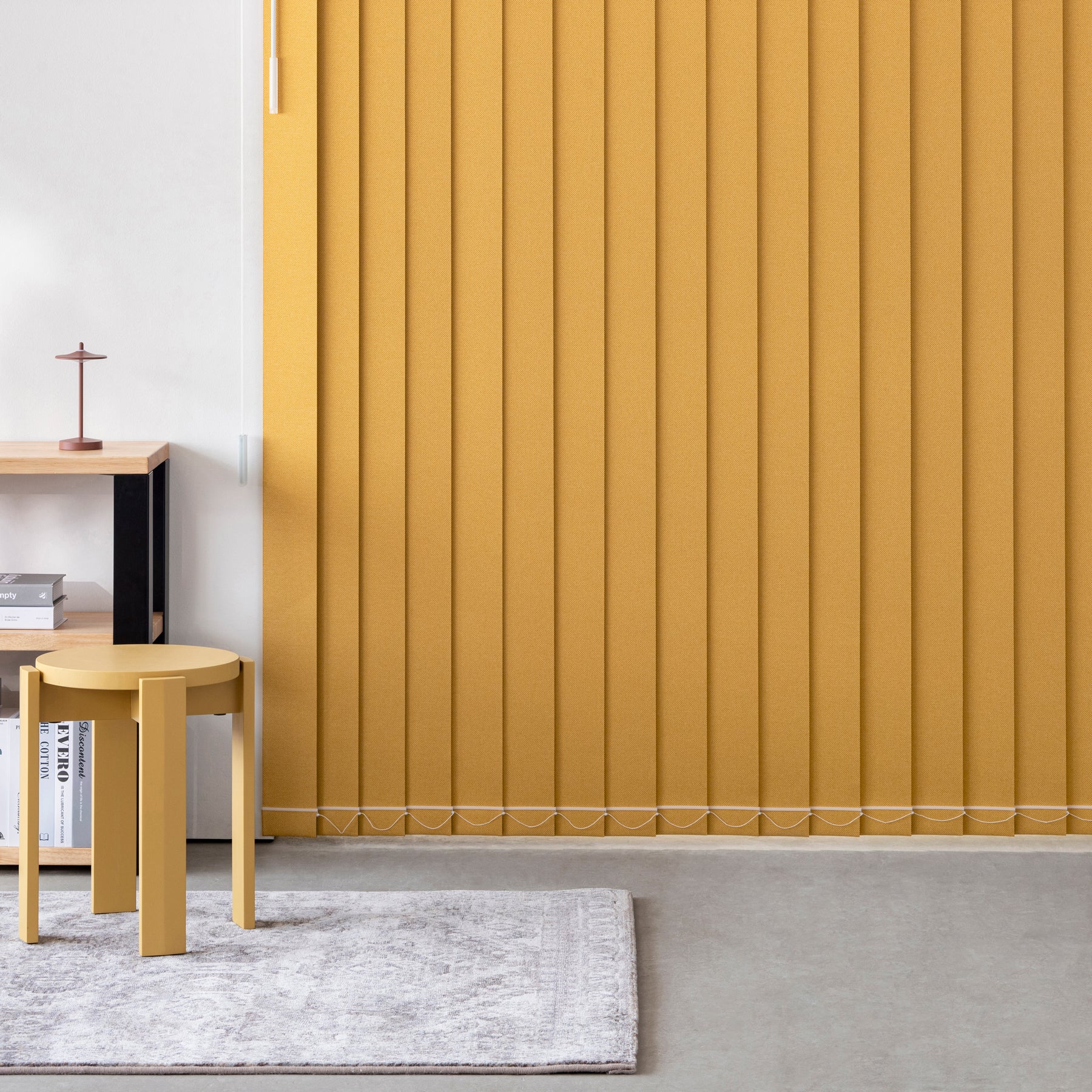 SAMPLE / Elegance - Harmony　柔らかな風合いの 遮光 バーチカルブラインド　アクセントカラー