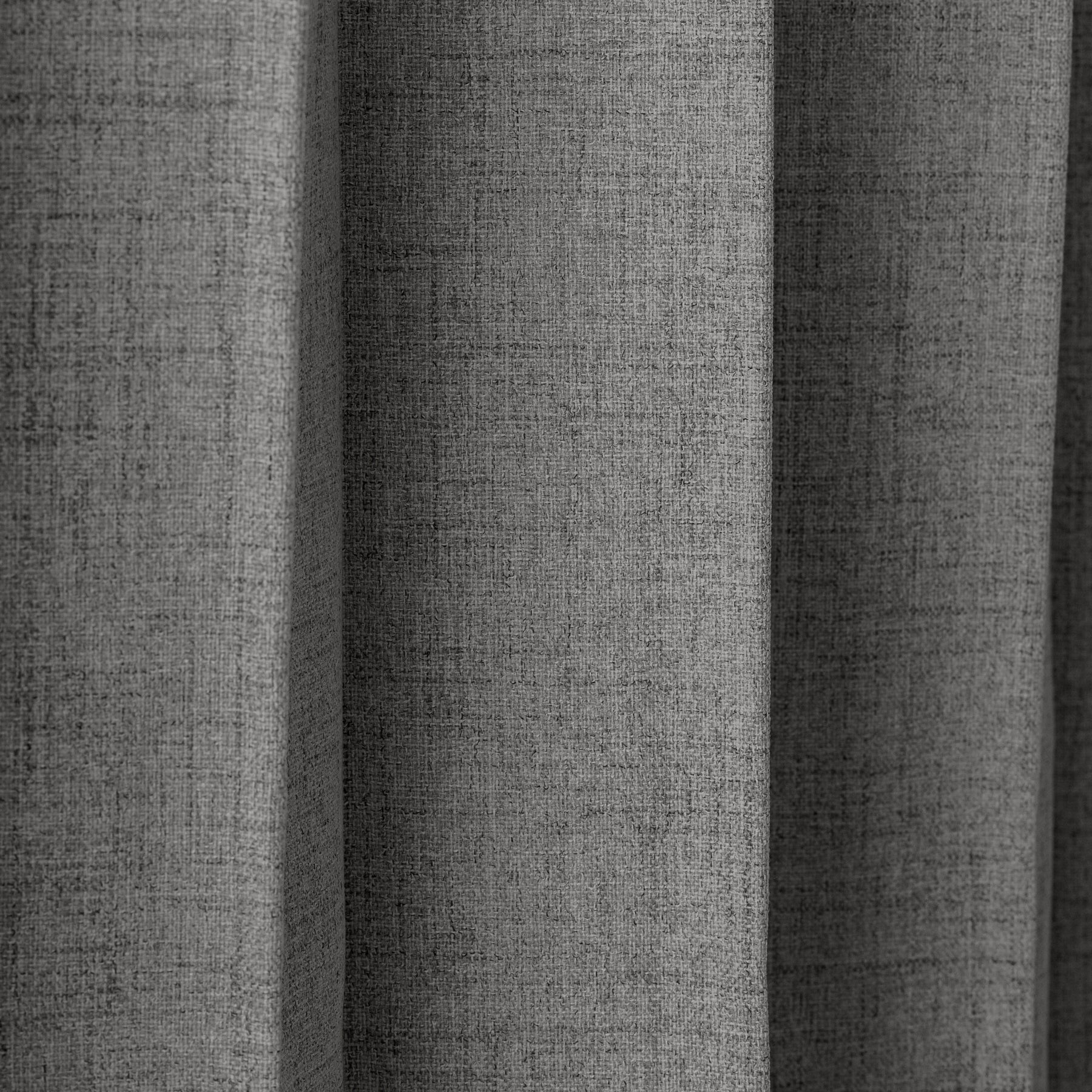 防音・遮熱・保温・完全遮光・形状記憶機能のあるプリーツカーテン（ダークグレー）