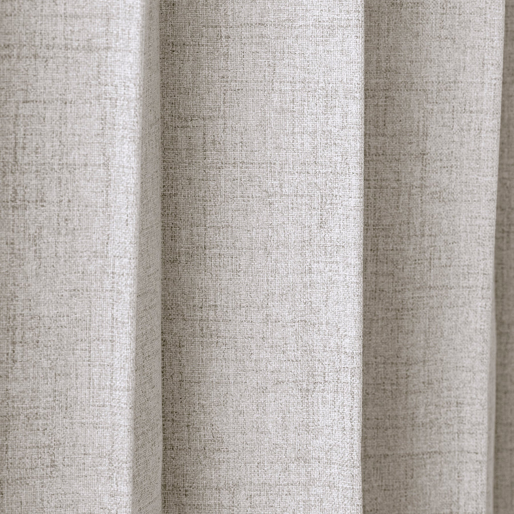 防音・遮熱・保温・完全遮光・形状記憶機能のあるプリーツカーテン（ライトグレー）