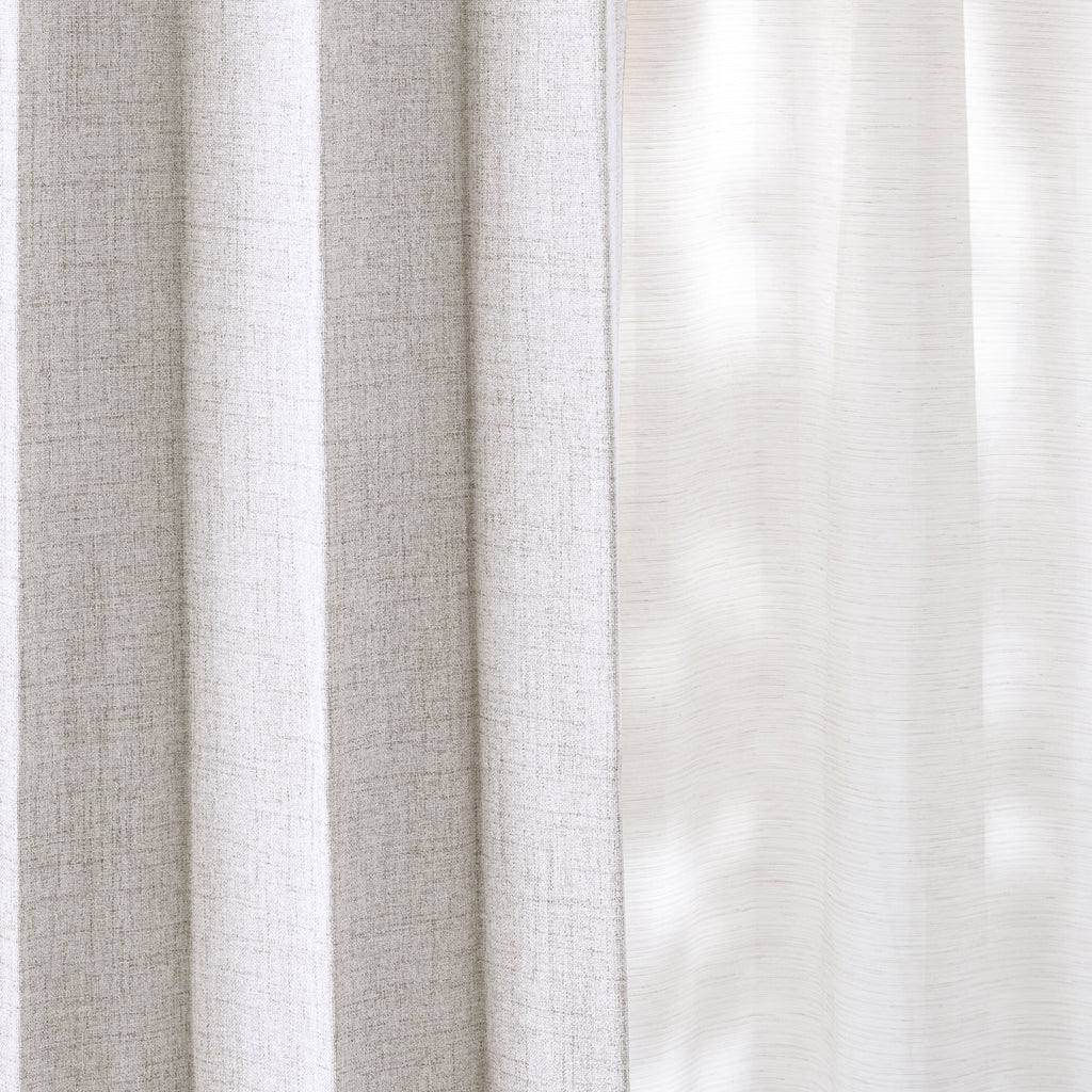 防音・遮熱・保温・完全遮光・形状記憶機能のあるプリーツカーテン（ライトグレー）