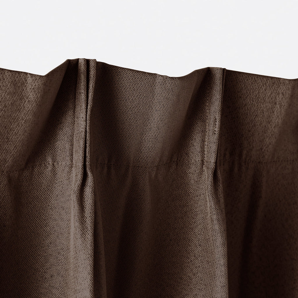 ウォッシャブル・形状記憶のベージュの遮光無地カーテン