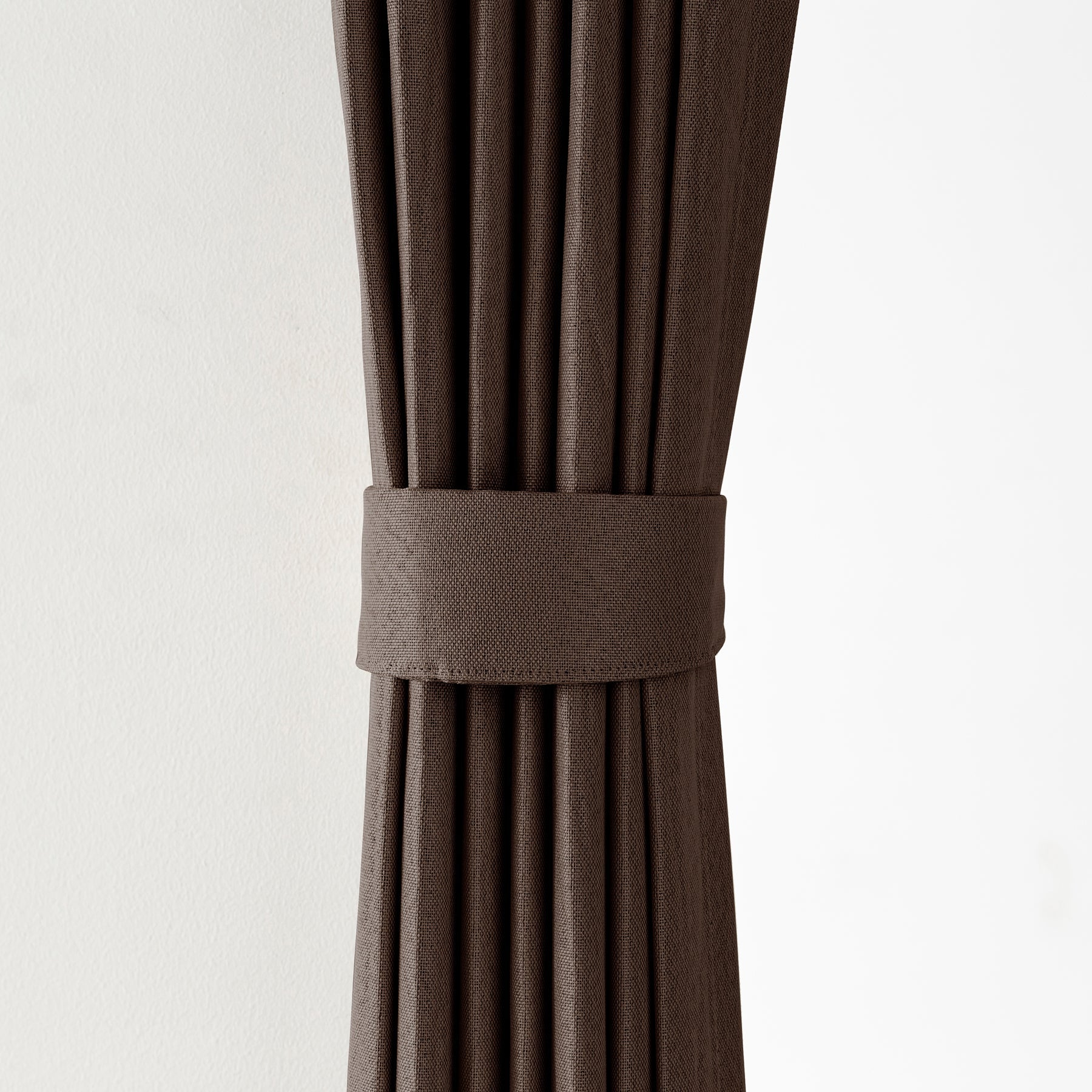 ウォッシャブル・形状記憶のベージュの遮光無地カーテン