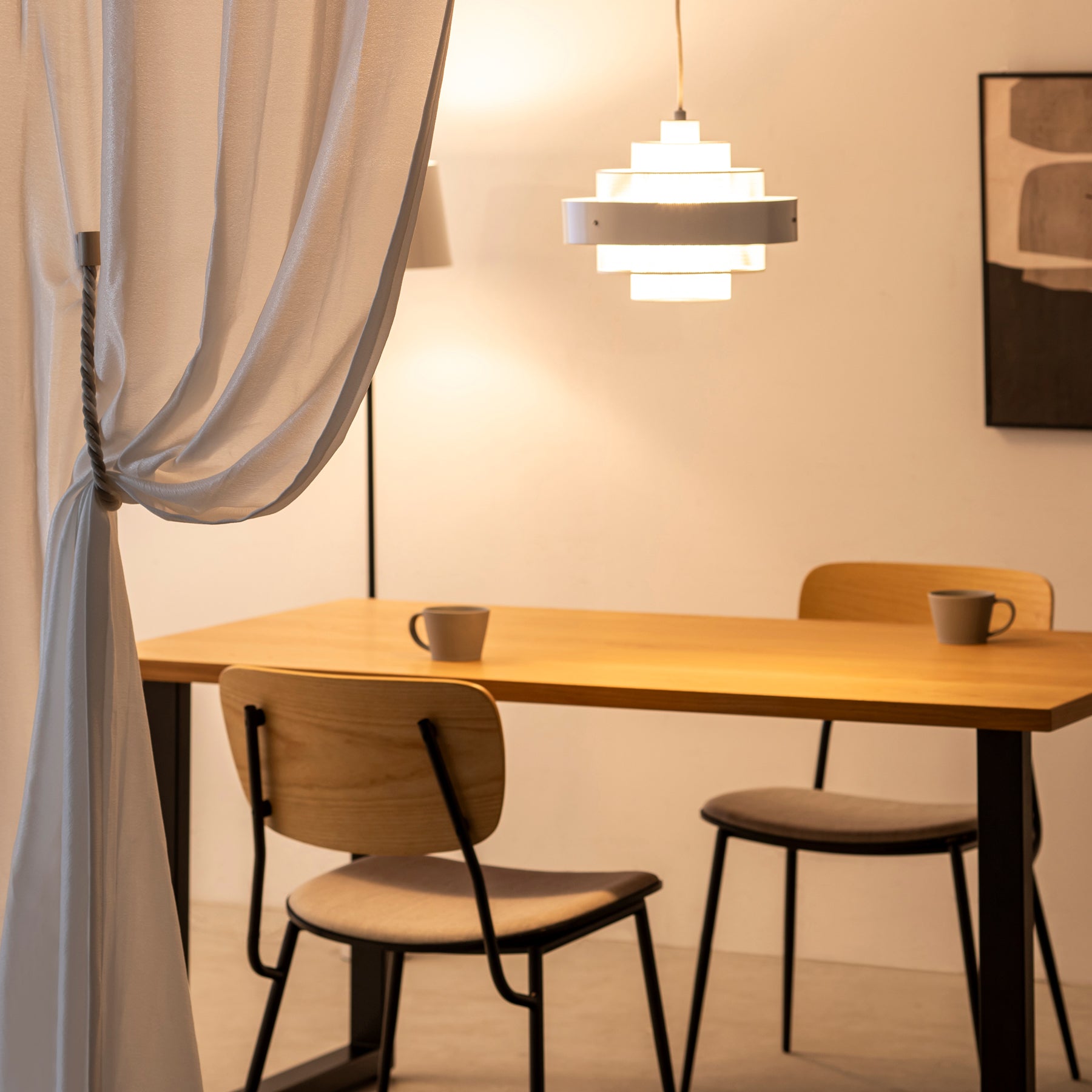 シフォン UVカット レースカーテン