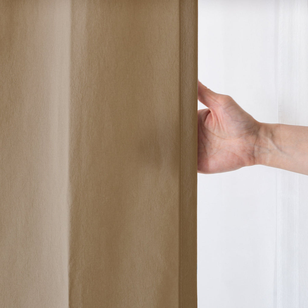 洗える撥水フラットカーテン