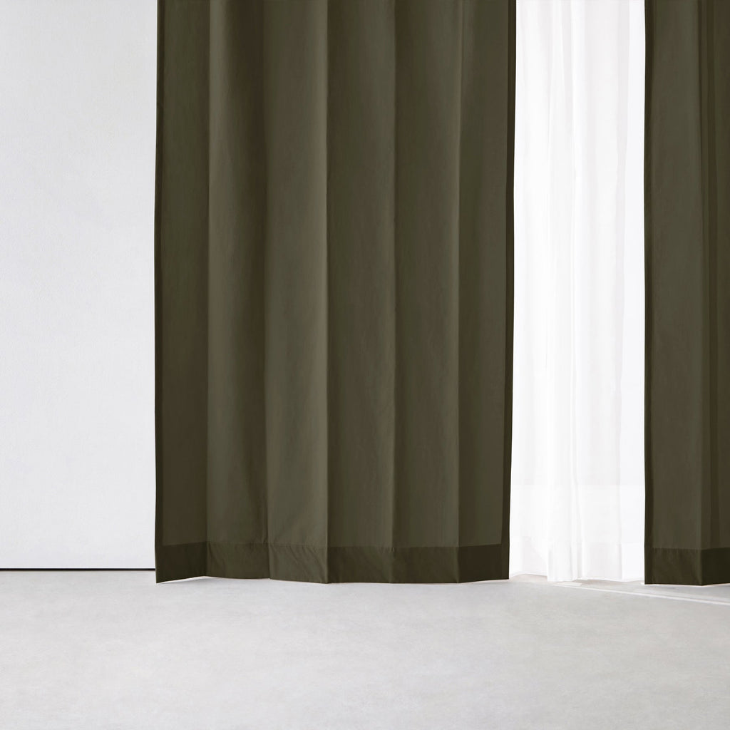 洗える撥水フラットカーテン