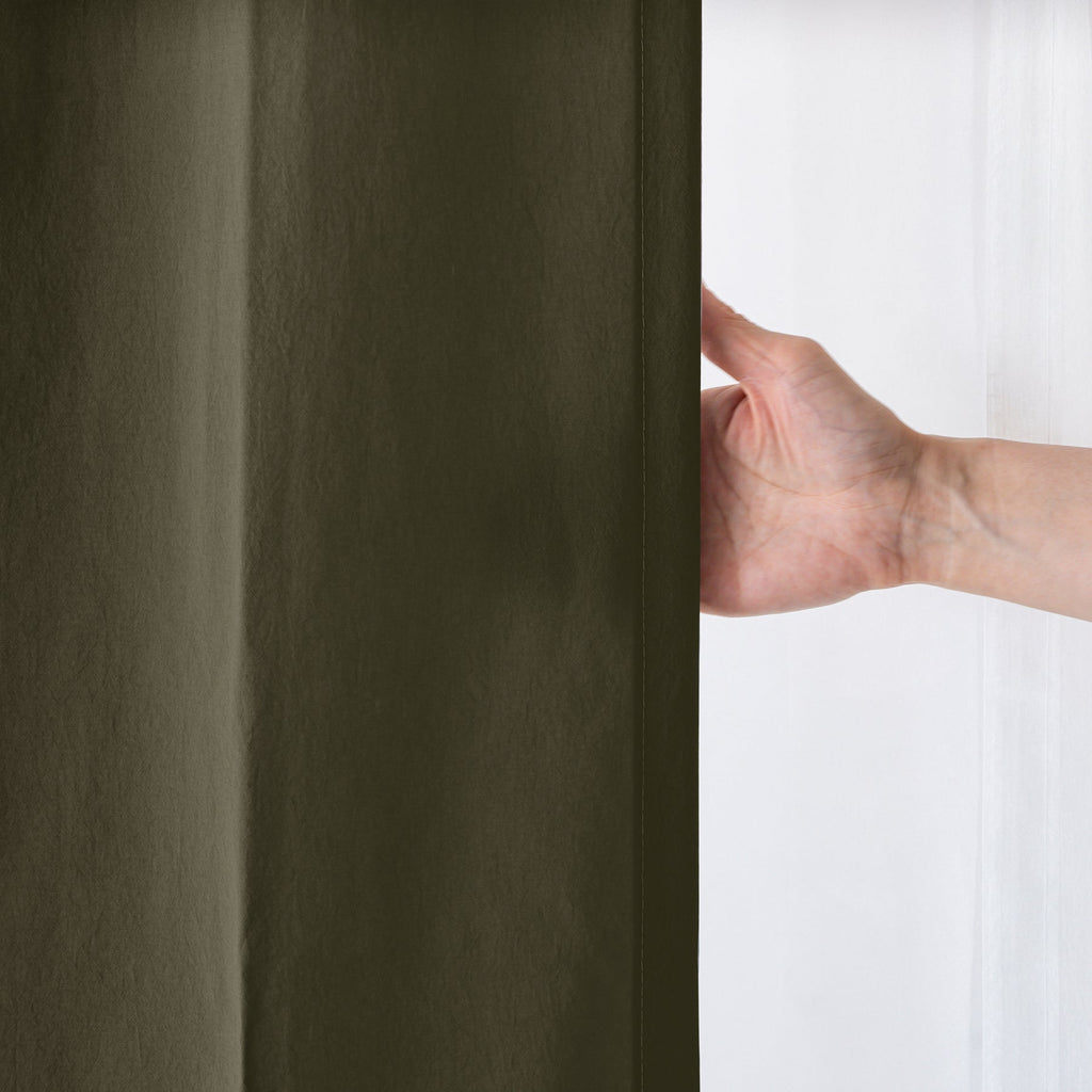 洗える撥水フラットカーテン