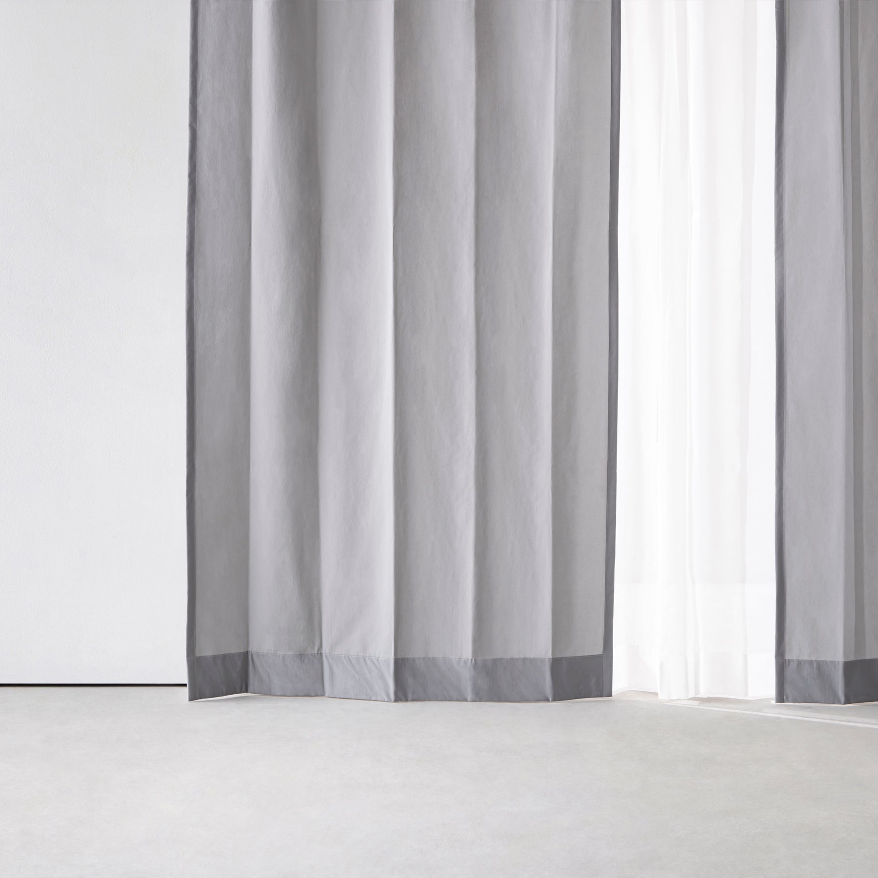 洗える撥水フラットカーテン