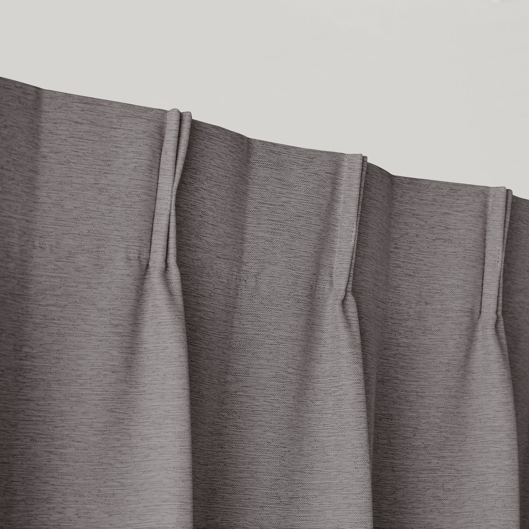 断熱機能のある遮光プリーツカーテン（ブラウン）