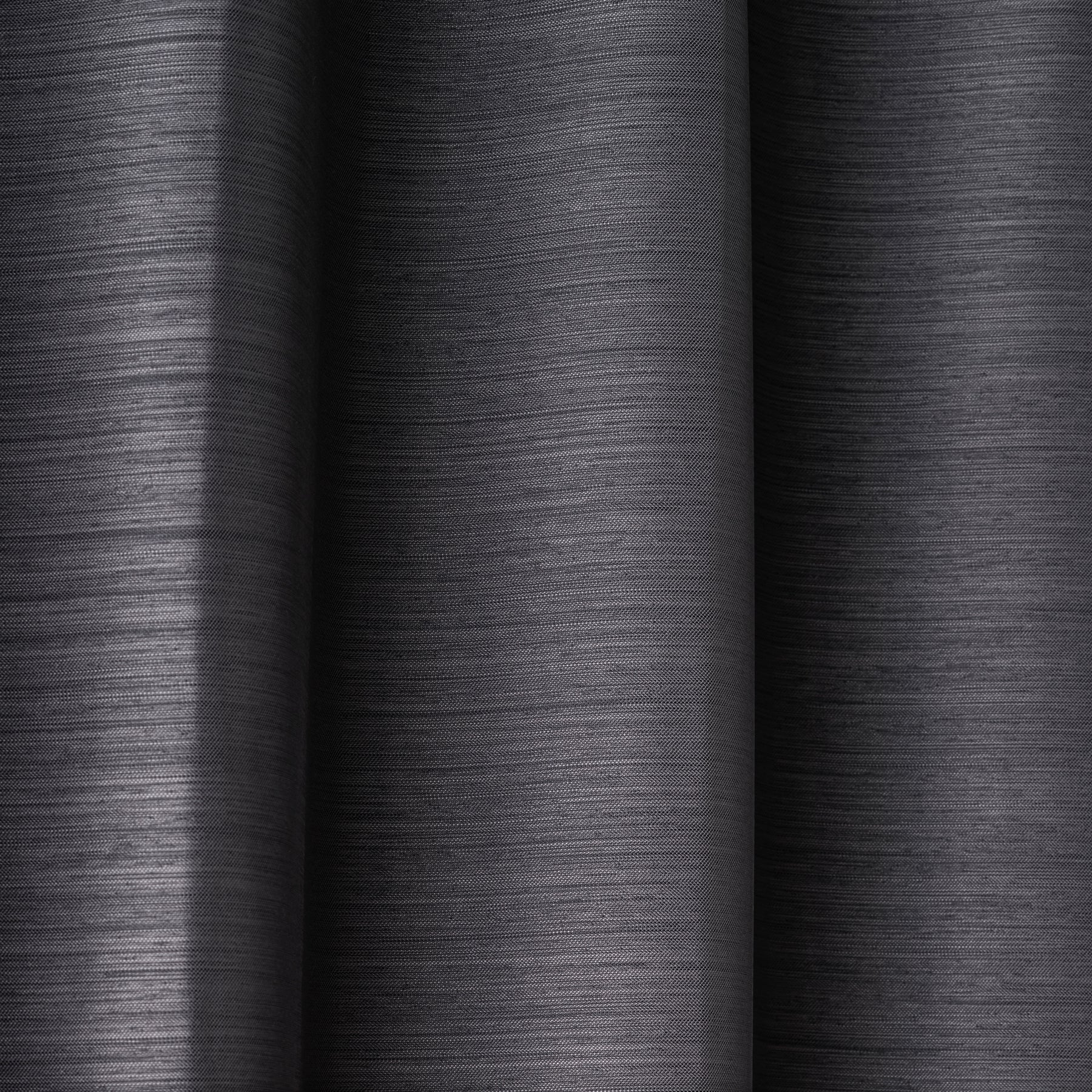 上品な質感の遮光プリーツカーテン（ダークグレー）