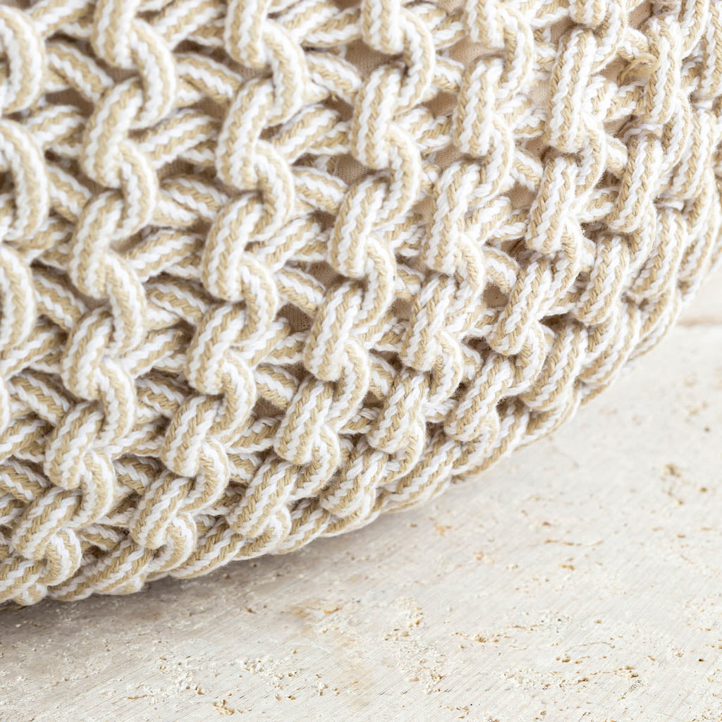 Natural - Pouf　コットン プフ