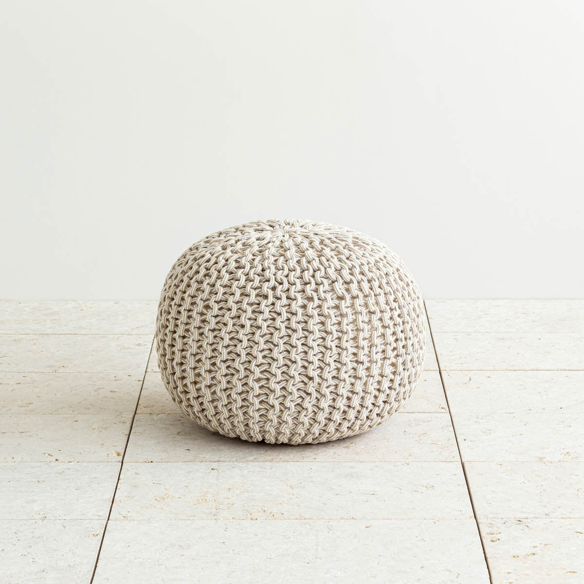 Natural - Pouf　コットン プフ