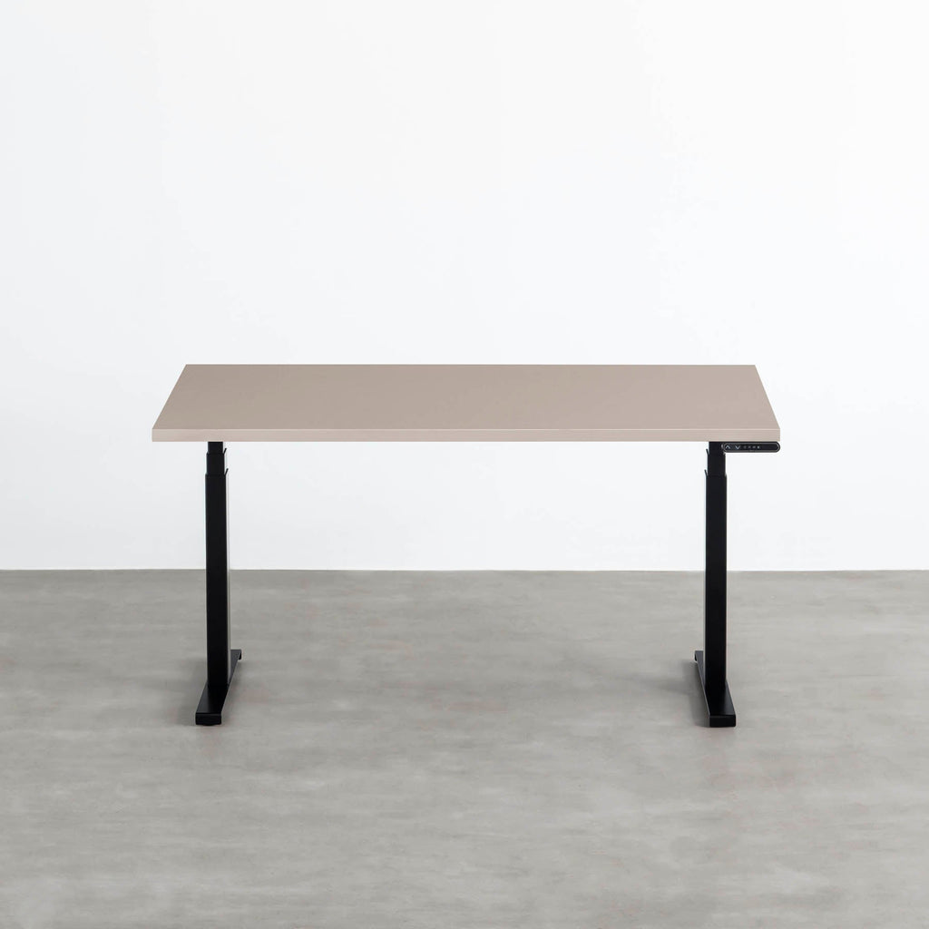 スマート造作テーブル / メラミン 無地 × スマート電動昇降脚