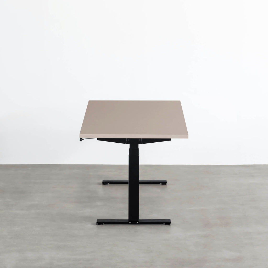 スマート造作テーブル / メラミン 無地 × スマート電動昇降脚