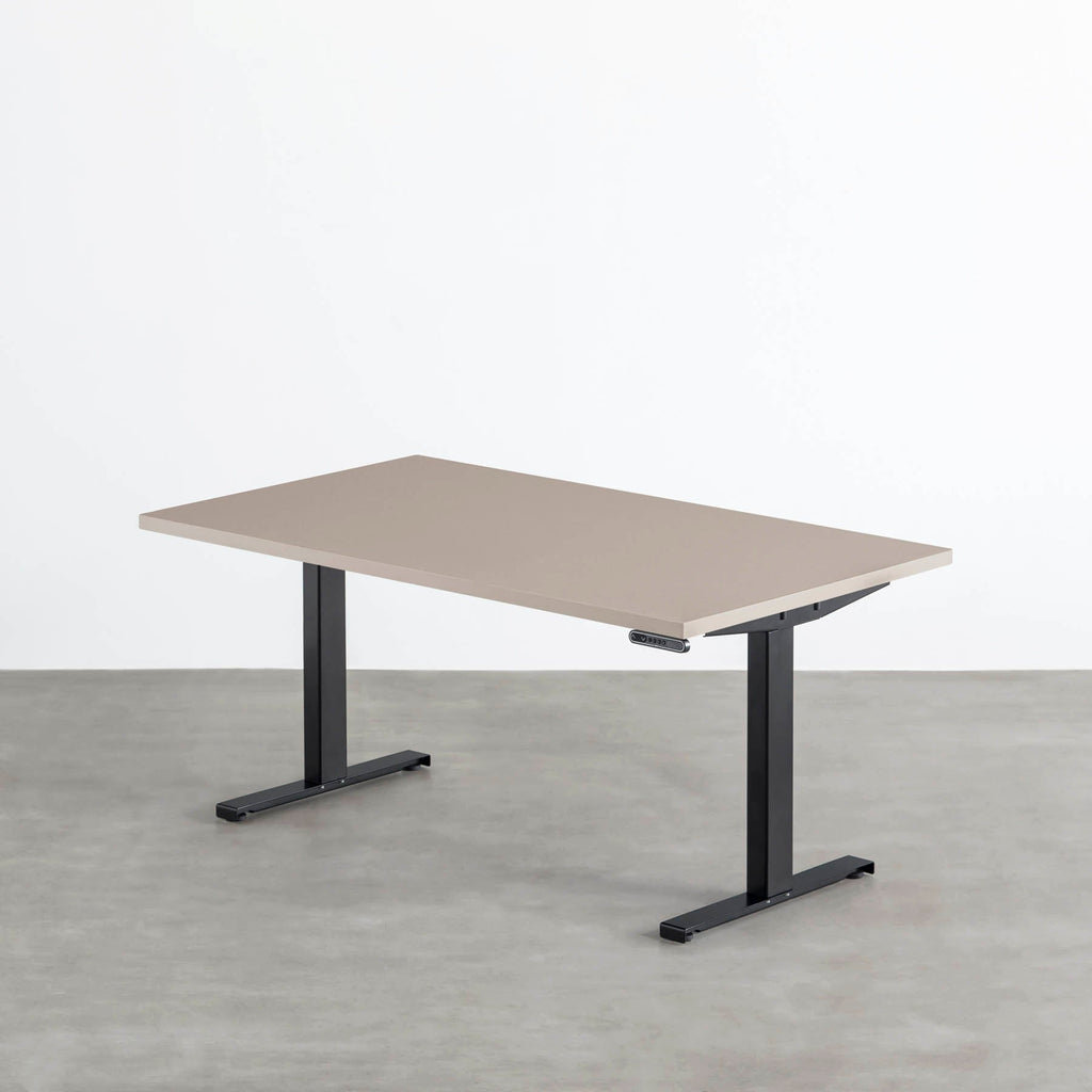 スマート造作テーブル / メラミン 無地 × スマート電動昇降脚