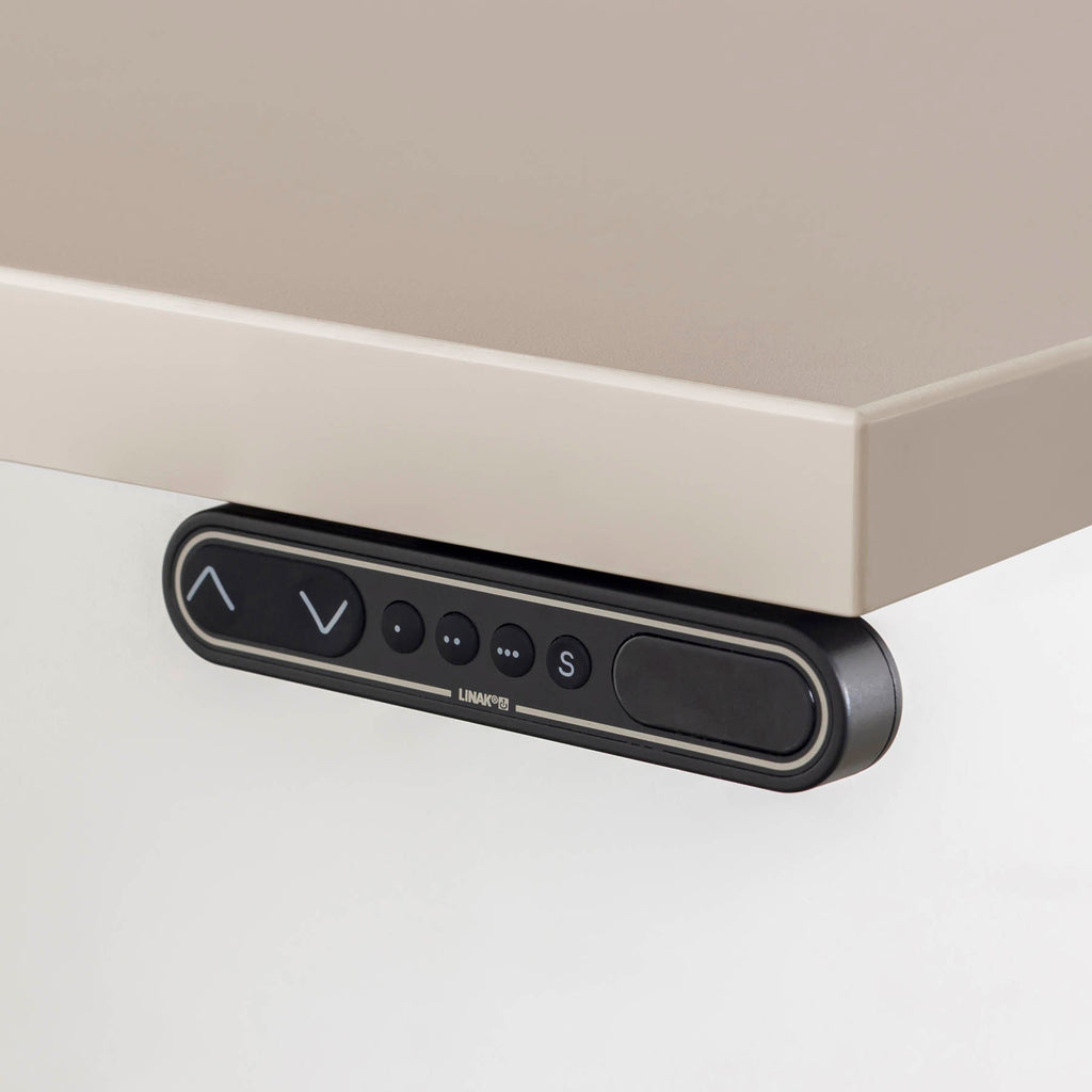 スマート造作テーブル / メラミン 無地 × スマート電動昇降脚