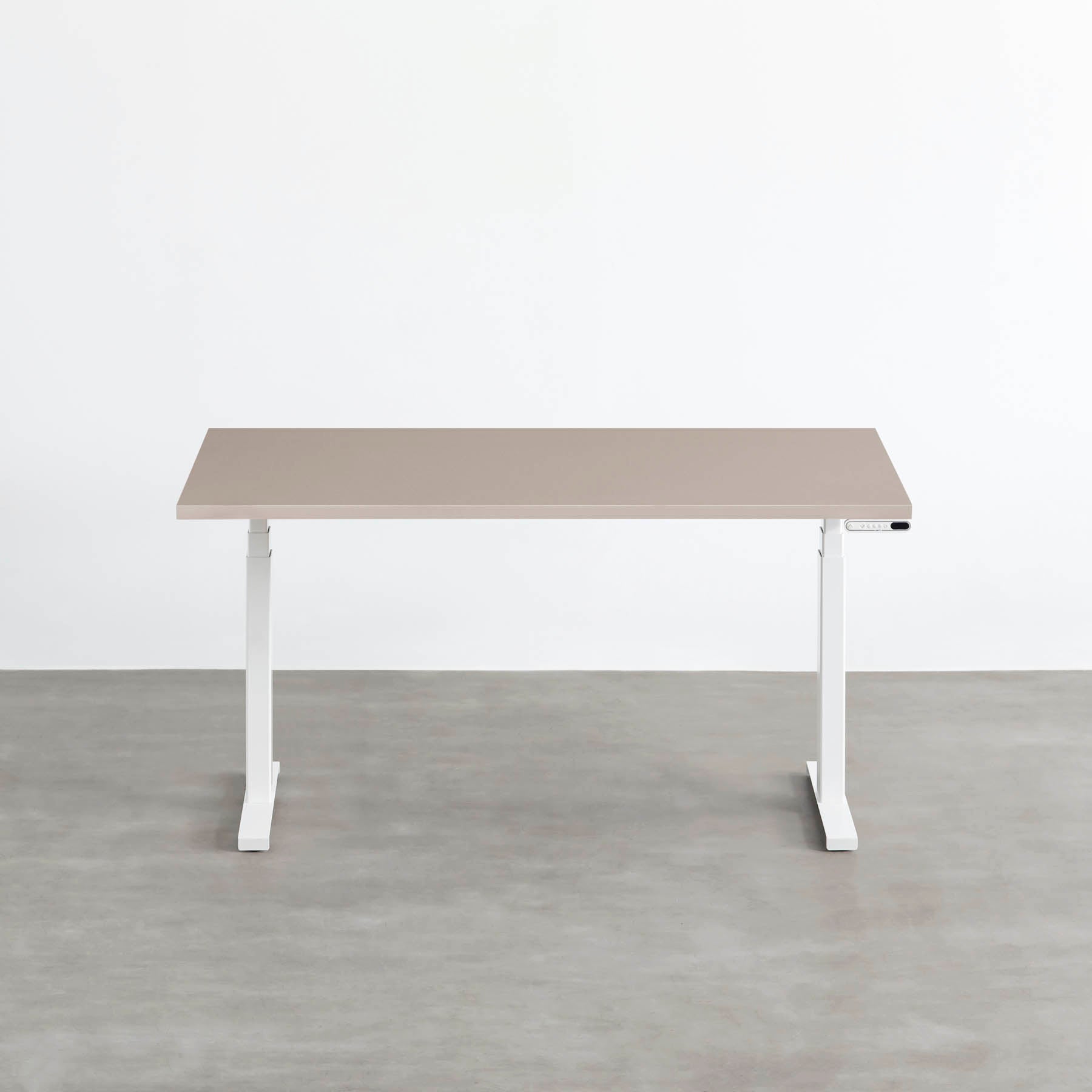 スマート造作テーブル / メラミン 無地 × スマート電動昇降脚