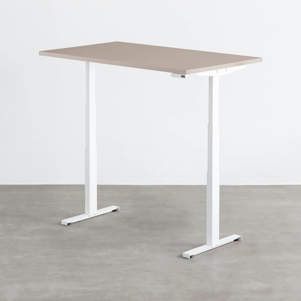 スマート造作テーブル / メラミン 無地 × スマート電動昇降脚