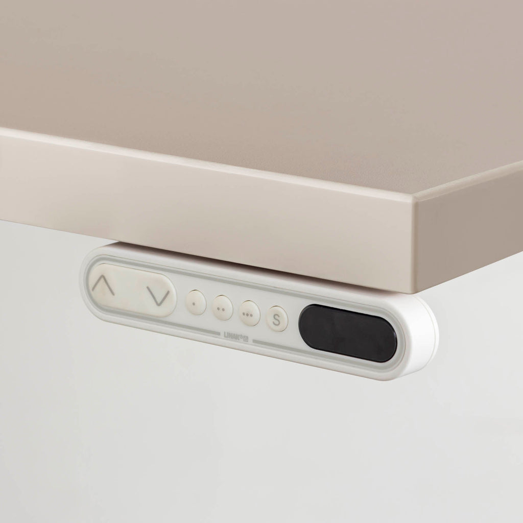 スマート造作テーブル / メラミン 無地 × スマート電動昇降脚