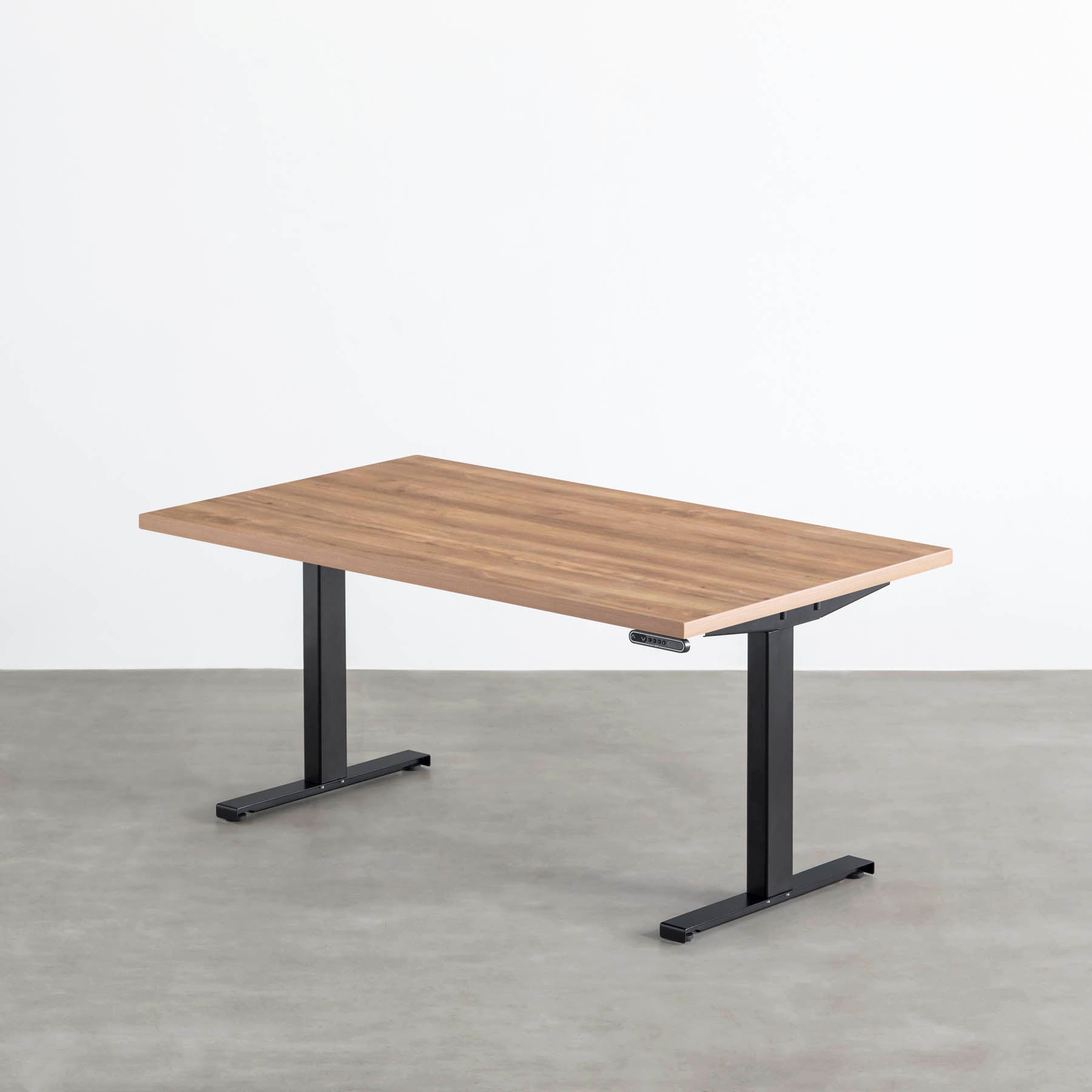 スマート造作テーブル / メラミン 木目調 × スマート電動昇降脚