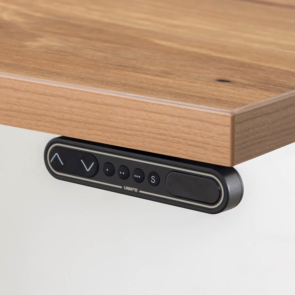 スマート造作テーブル / メラミン 木目調 × スマート電動昇降脚