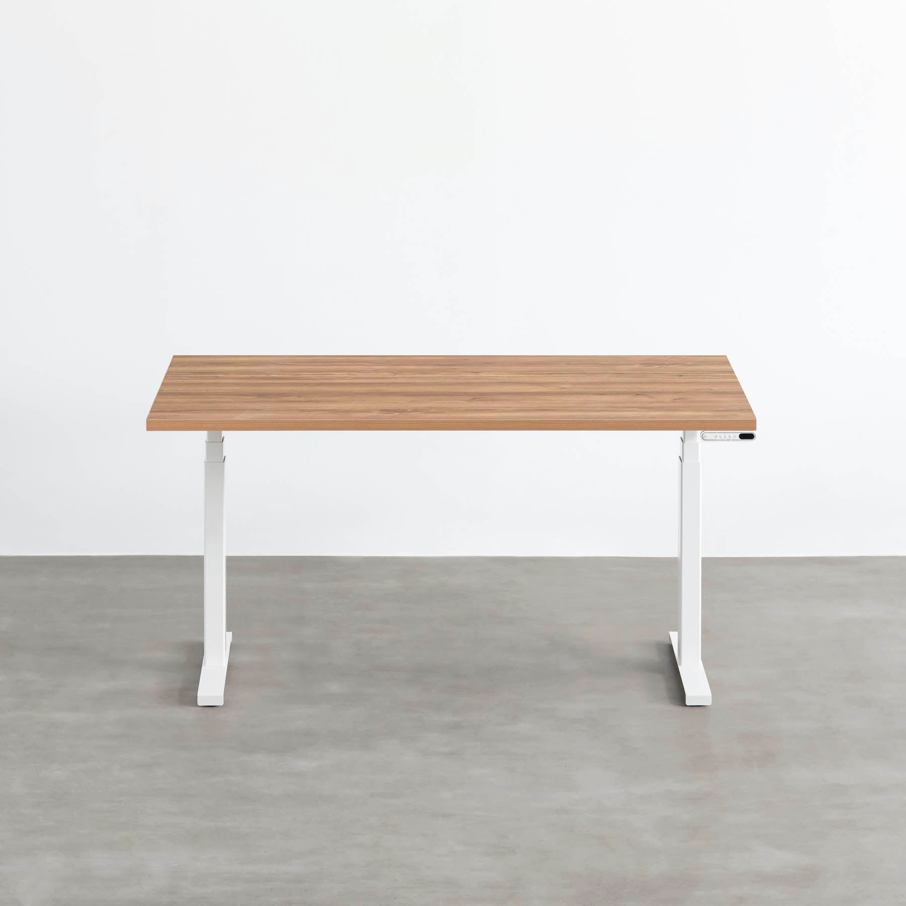 スマート造作テーブル / メラミン 木目調 × スマート電動昇降脚