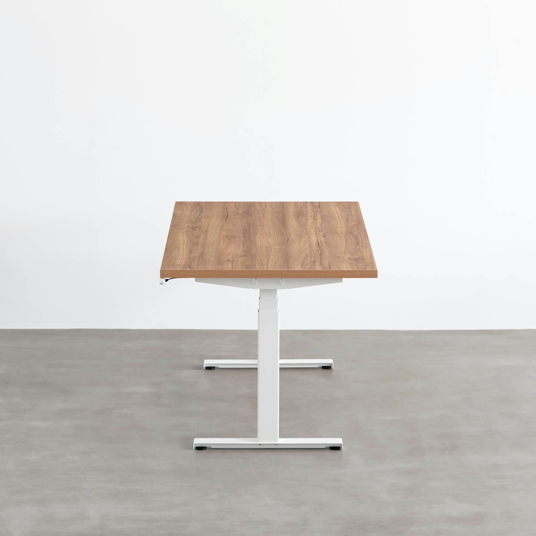 スマート造作テーブル / メラミン 木目調 × スマート電動昇降脚