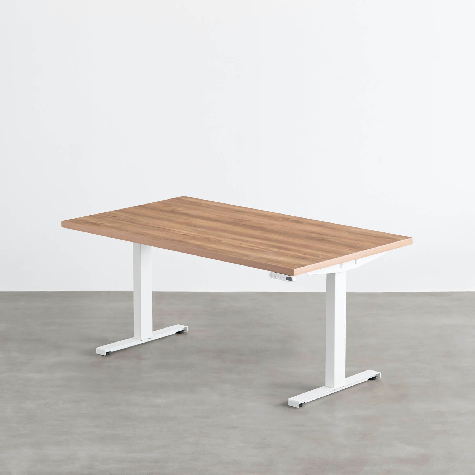 スマート造作テーブル / メラミン 木目調 × スマート電動昇降脚