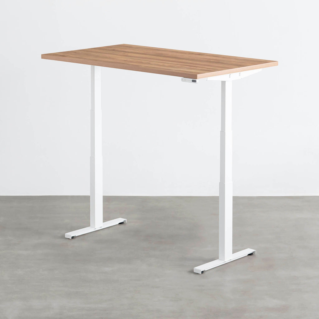 スマート造作テーブル / メラミン 木目調 × スマート電動昇降脚