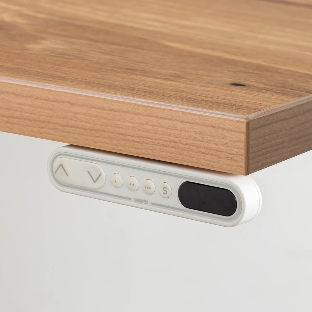 スマート造作テーブル / メラミン 木目調 × スマート電動昇降脚