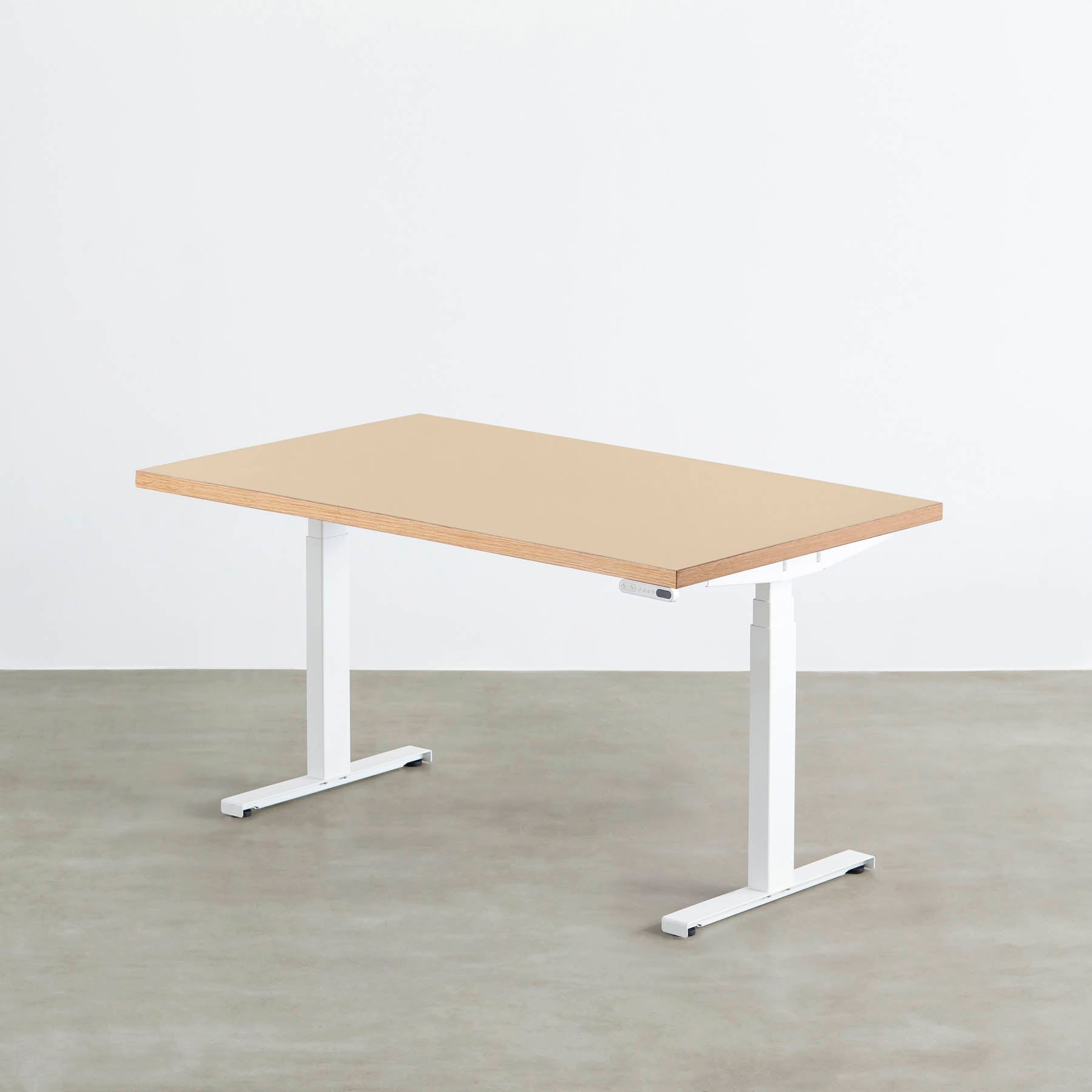 スマート造作テーブル / リノリウム 全32色 × スマート電動昇降脚