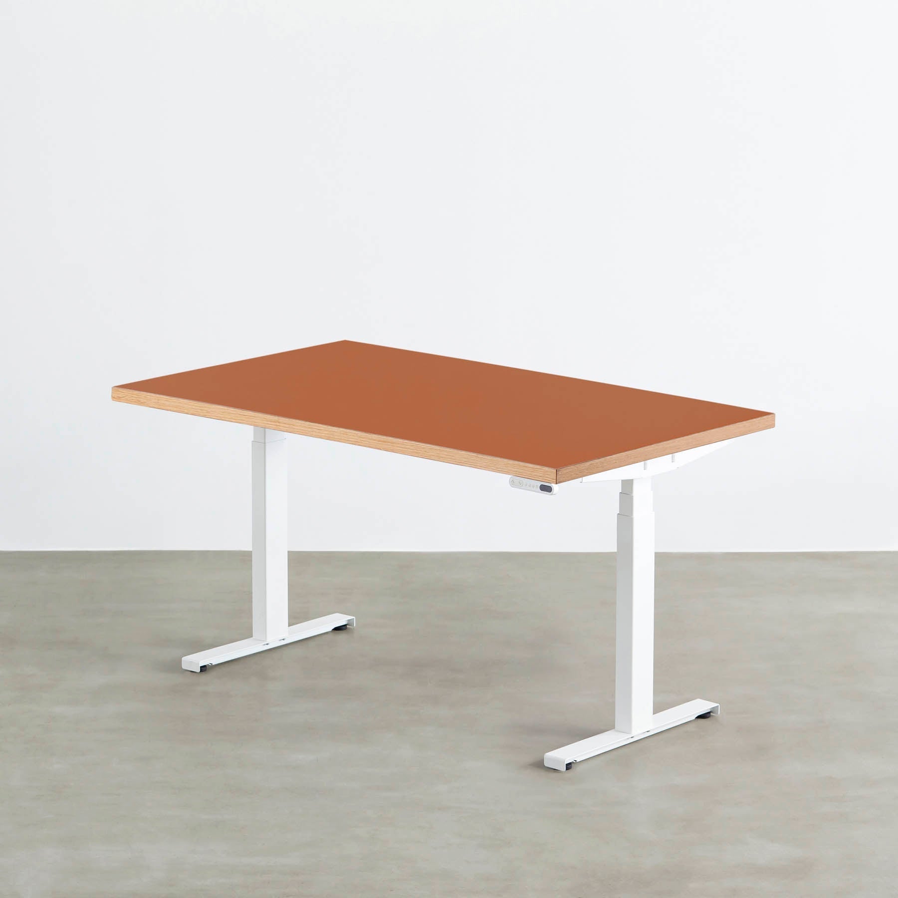 スマート造作テーブル / リノリウム 全32色 × スマート電動昇降脚