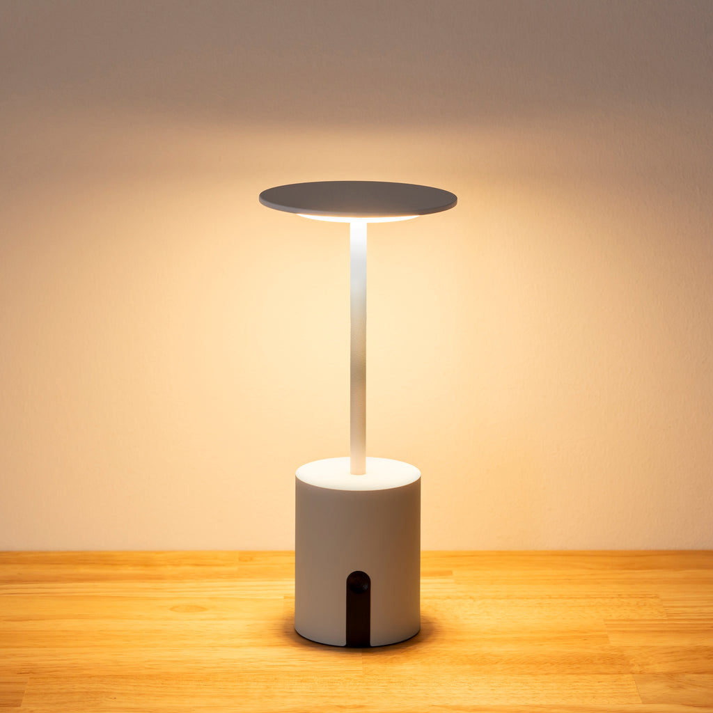 Evening × Lamp　カクテルグラスのような 充電式 ポータブルライト