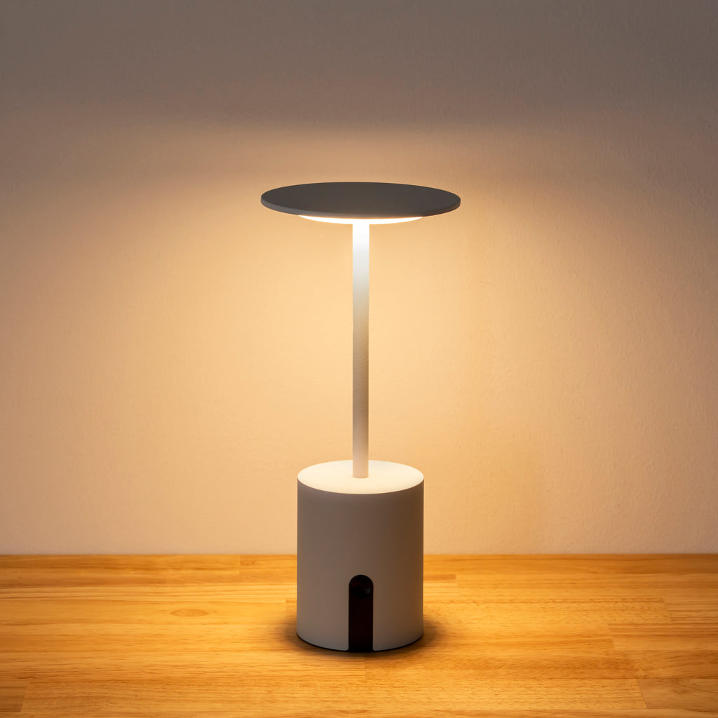 Evening × Lamp　カクテルグラスのような 充電式 ポータブルライト