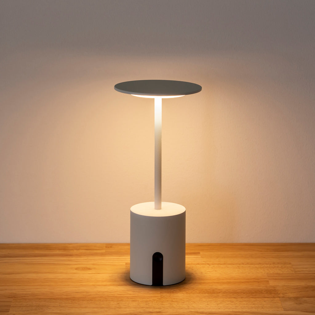 Evening × Lamp　カクテルグラスのような 充電式 ポータブルライト