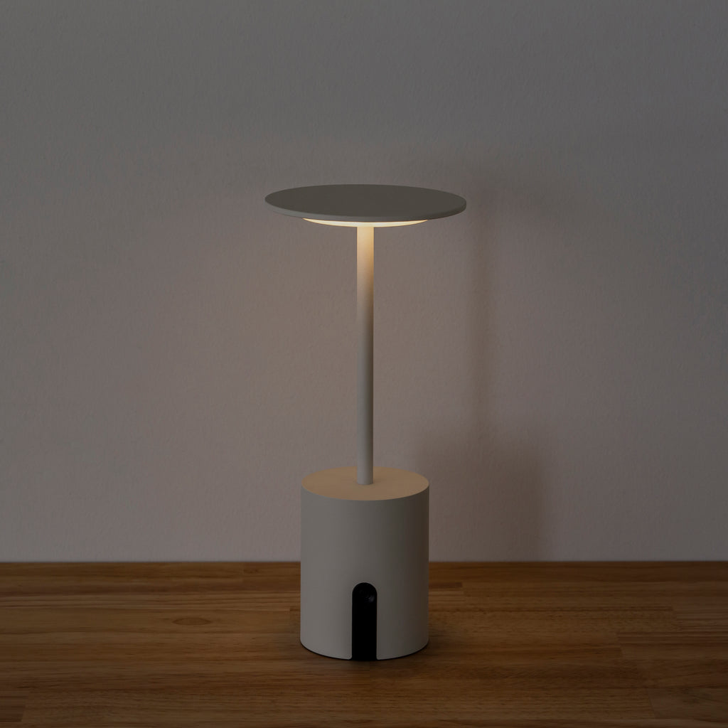 Evening × Lamp　カクテルグラスのような 充電式 ポータブルライト