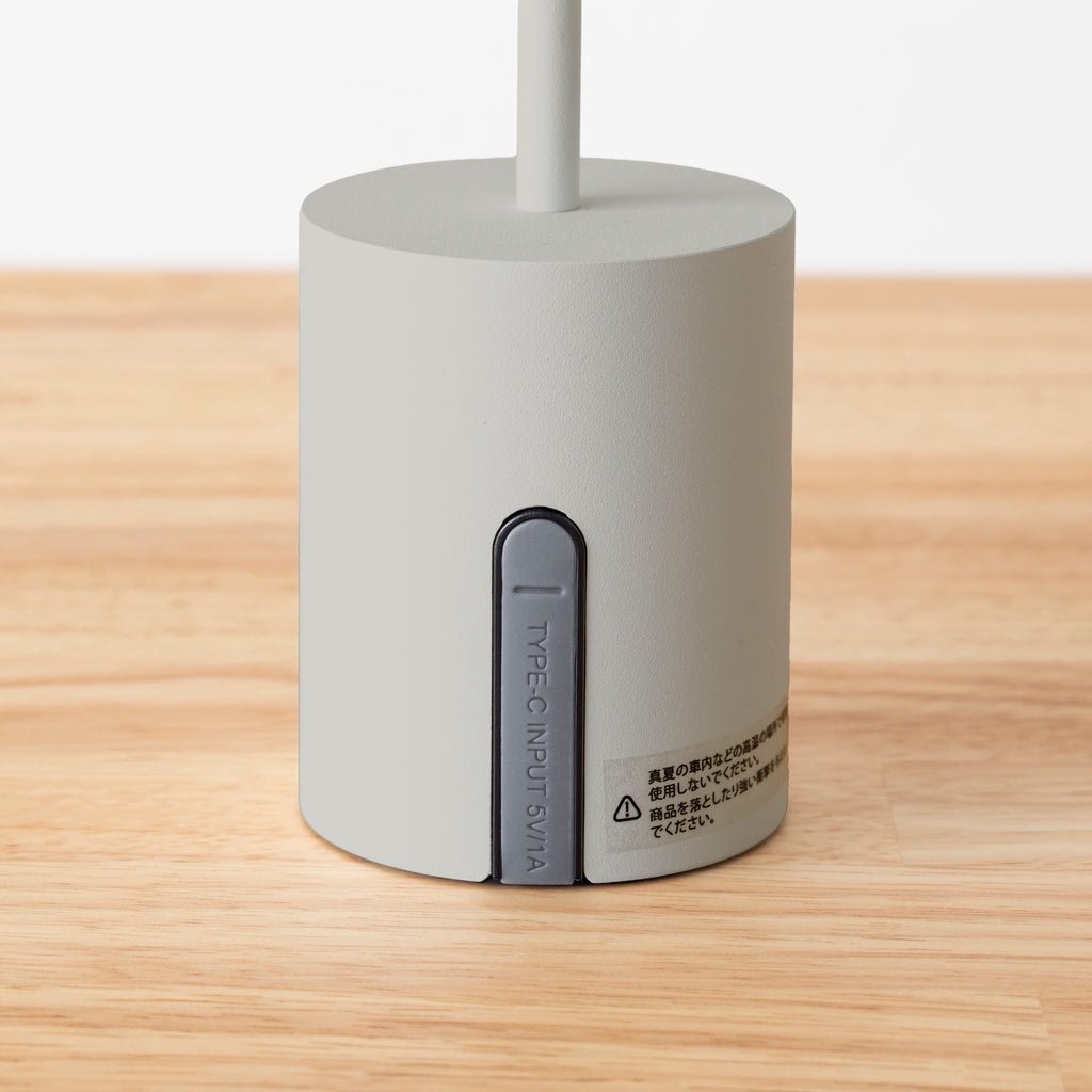 Evening × Lamp　カクテルグラスのような 充電式 ポータブルライト